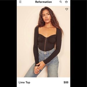 Reformation- Cute Corset Top